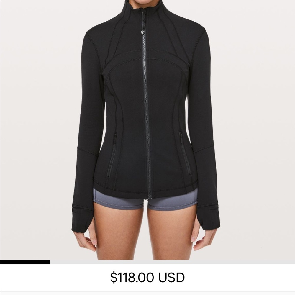 Black Lulu Lemon Jacket - Define